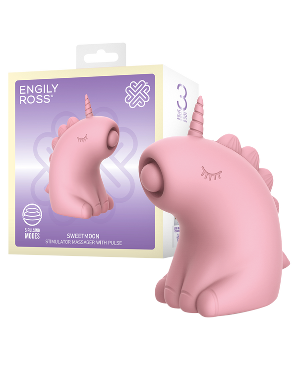 ER – Sweetmoon Unicorn – Estimulador con pulsaciones (Rosa Suave)