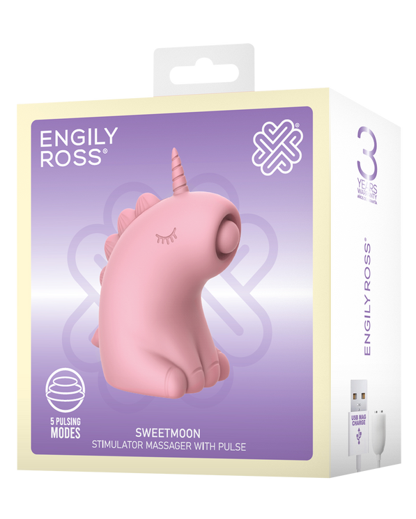 ER – Sweetmoon Unicorn – Estimulador con pulsaciones (Rosa Suave)