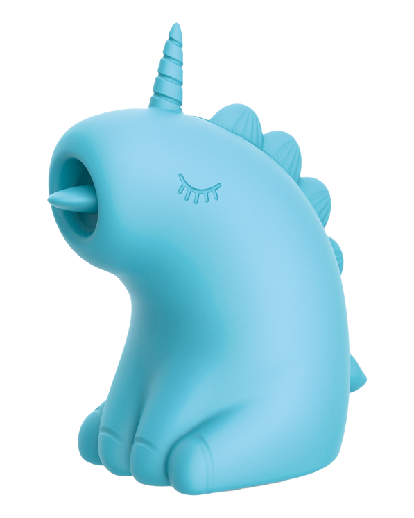 ER – Snowflake Unicorn – Estimulador con lengua vibradora (Azul)