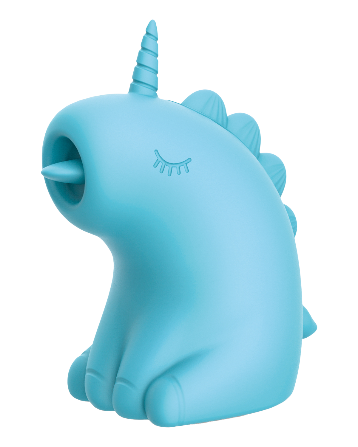 ER – Snowflake Unicorn – Estimulador con lengua vibradora (Azul)