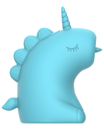 ER – Snowflake Unicorn – Estimulador con lengua vibradora (Azul)