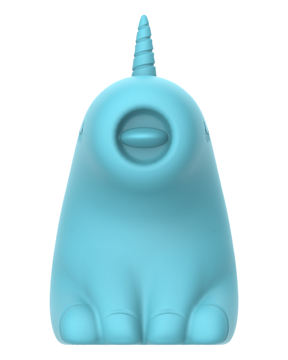 ER – Snowflake Unicorn – Estimulador con lengua vibradora (Azul)