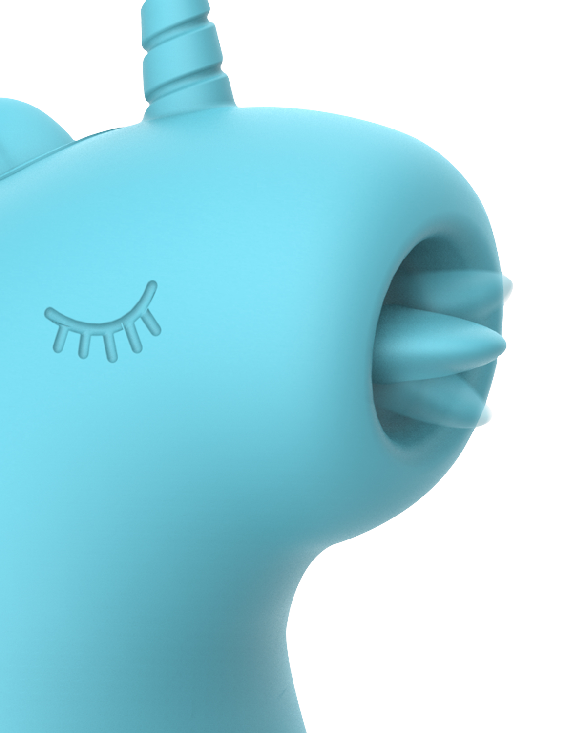 ER – Snowflake Unicorn – Estimulador con lengua vibradora (Azul)