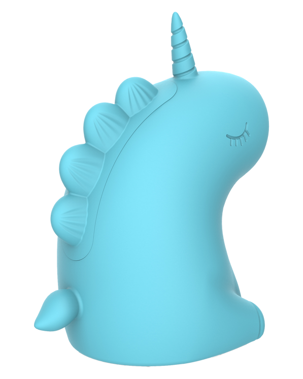 ER – Snowflake Unicorn – Estimulador con lengua vibradora (Azul)