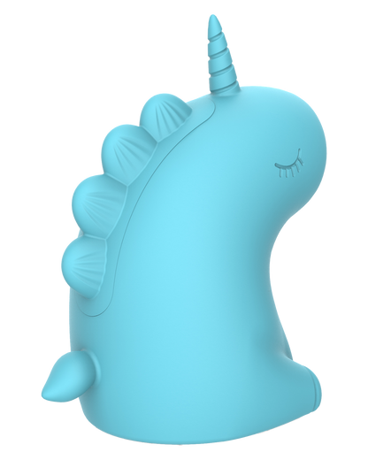 ER – Snowflake Unicorn – Estimulador con lengua vibradora (Azul)