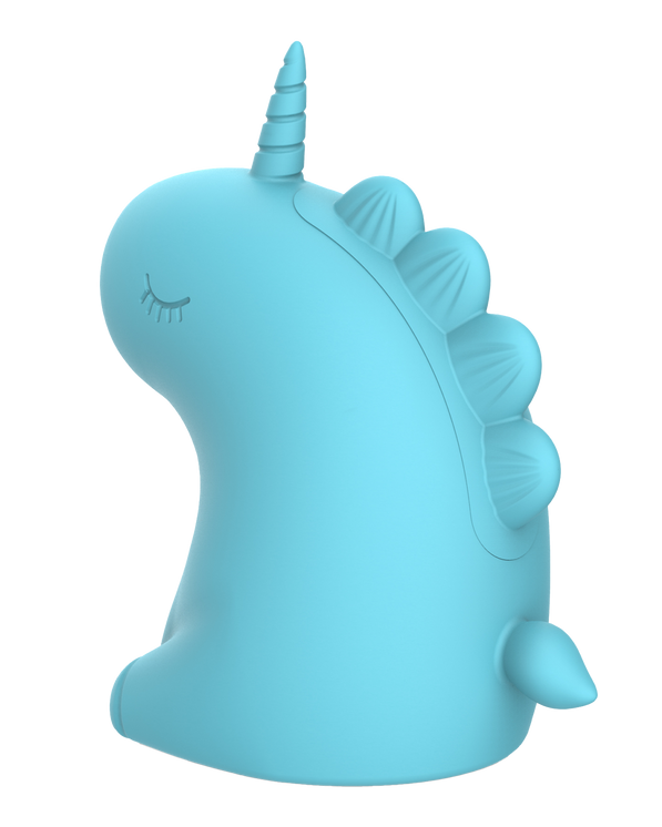 ER – Snowflake Unicorn – Estimulador con lengua vibradora (Azul)