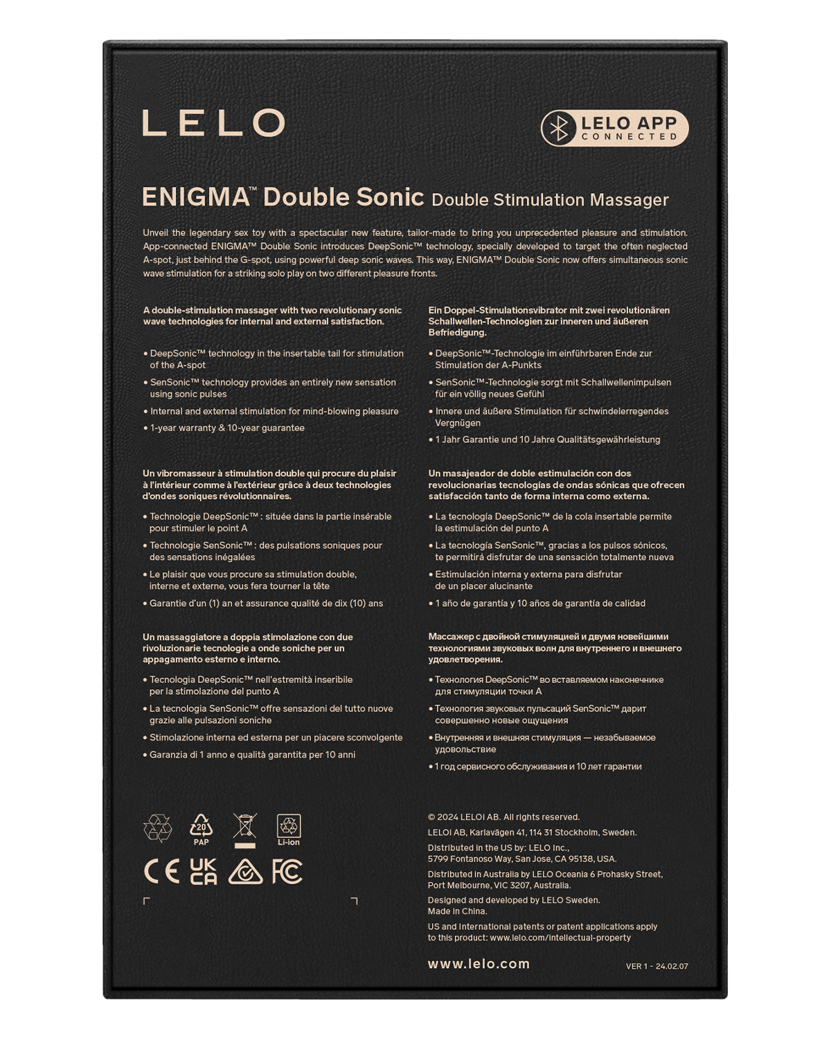 LELO - ENIGMA Double Sonic