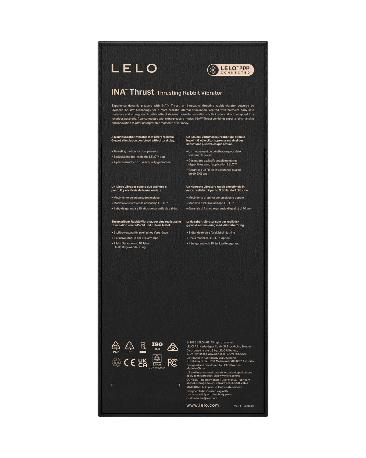LELO - Ina Thrust