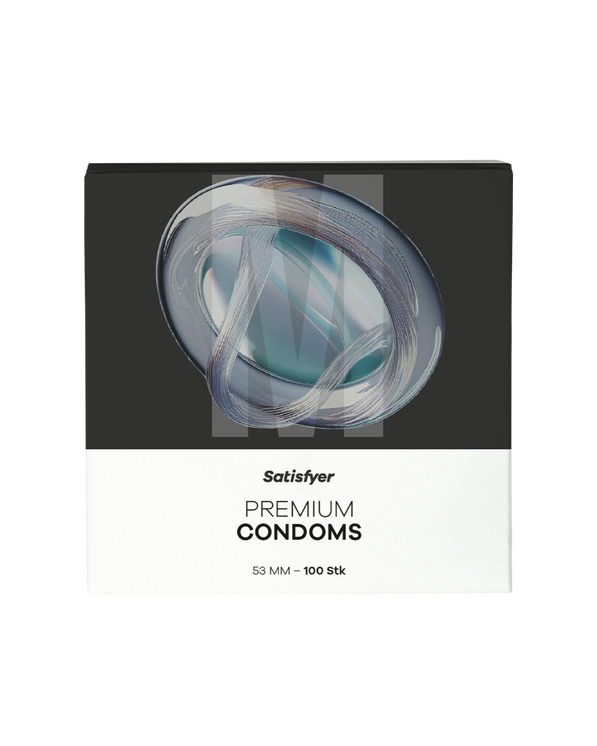 Satisfyer – Condones Talla 53 (M) – 100 Unidades