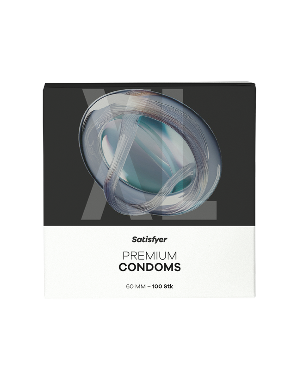 Satisfyer – Condones Talla 60 (XL) – 100 Unidades