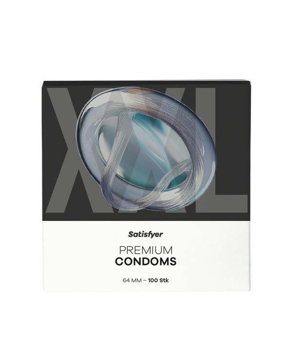 Satisfyer – Condones Talla 64 (XXL) – 100 Unidades