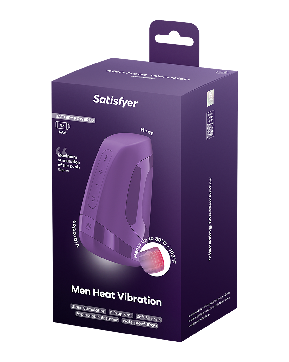 Satisfyer – Battery Series – Men Heat – Masturbator