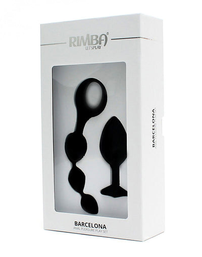 Rimba Barcelona – Set de Juguetes Anales (Negro)