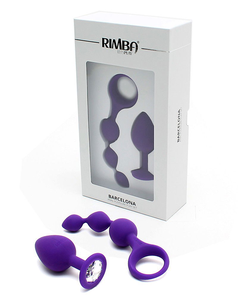 Rimba Barcelona – Set de Juguetes Anales (Lila)