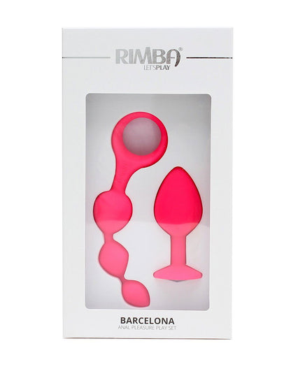 Rimba Barcelona – Set de Juguetes Anales (Rosa)