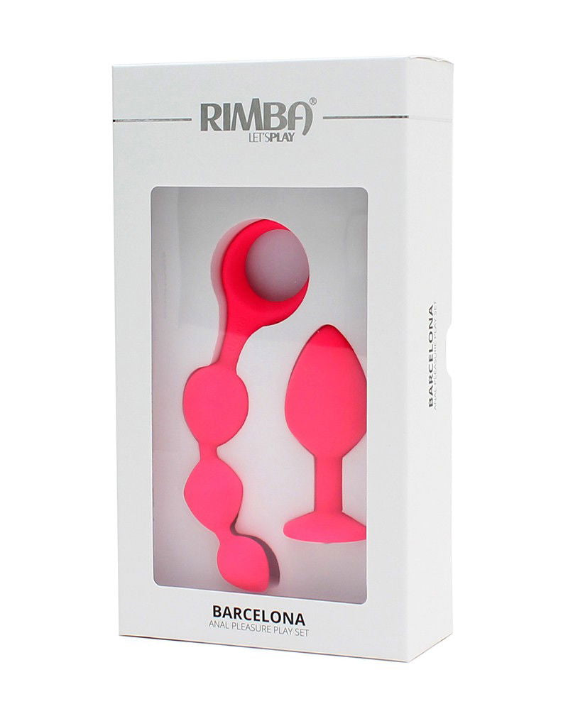 Rimba Barcelona – Set de Juguetes Anales (Rosa)