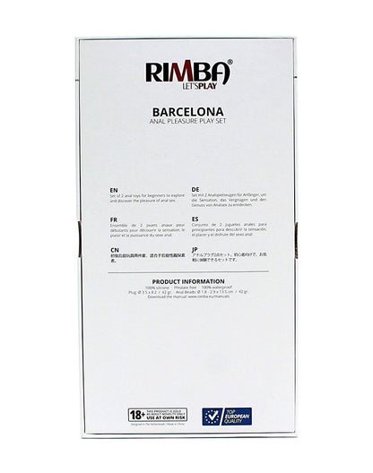 Rimba Barcelona – Set de Juguetes Anales (Rosa)