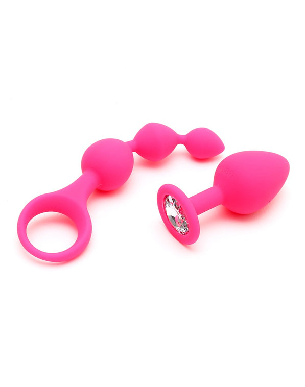 Rimba Barcelona – Set de Juguetes Anales (Rosa)