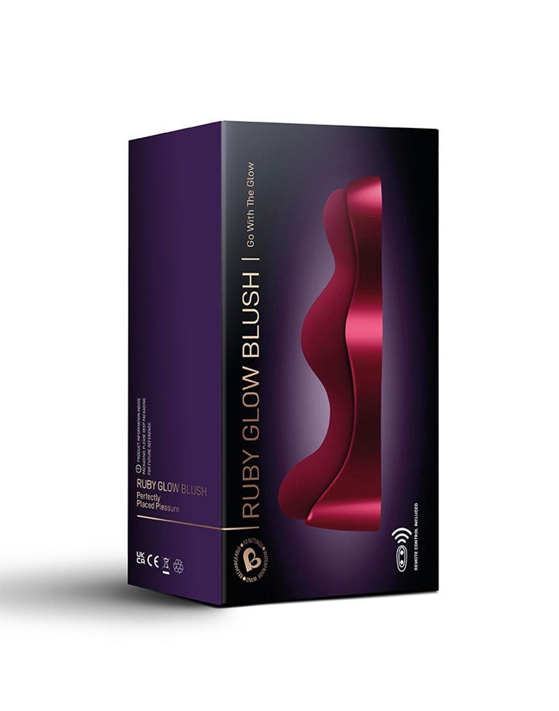 Rocks-Off – Ruby Glow Rosa – con control remoto