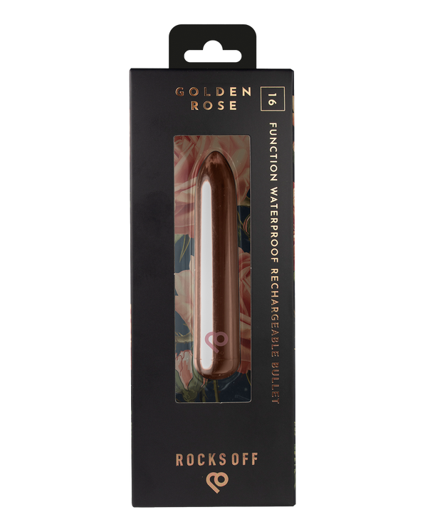 Rocks-Off – Bullet Vibrador Recargable – Golden Rose