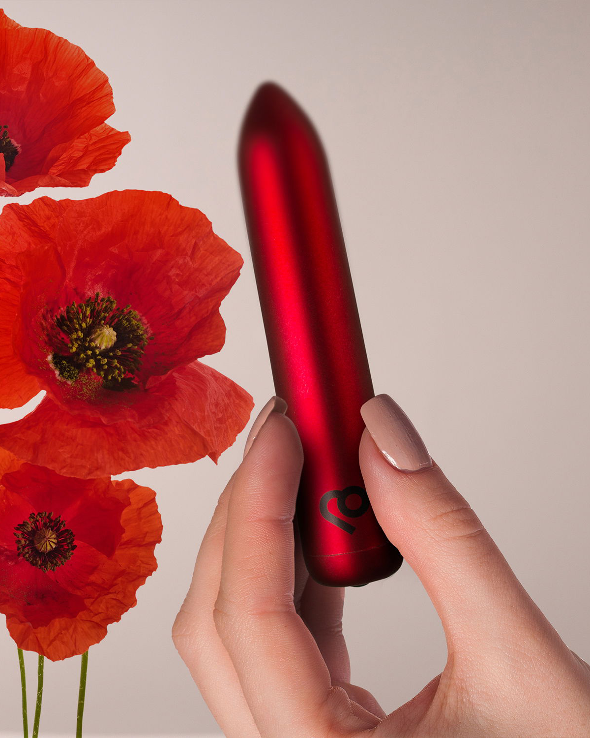 Rocks-Off – Bullet Vibrador Recargable – Mohnrot