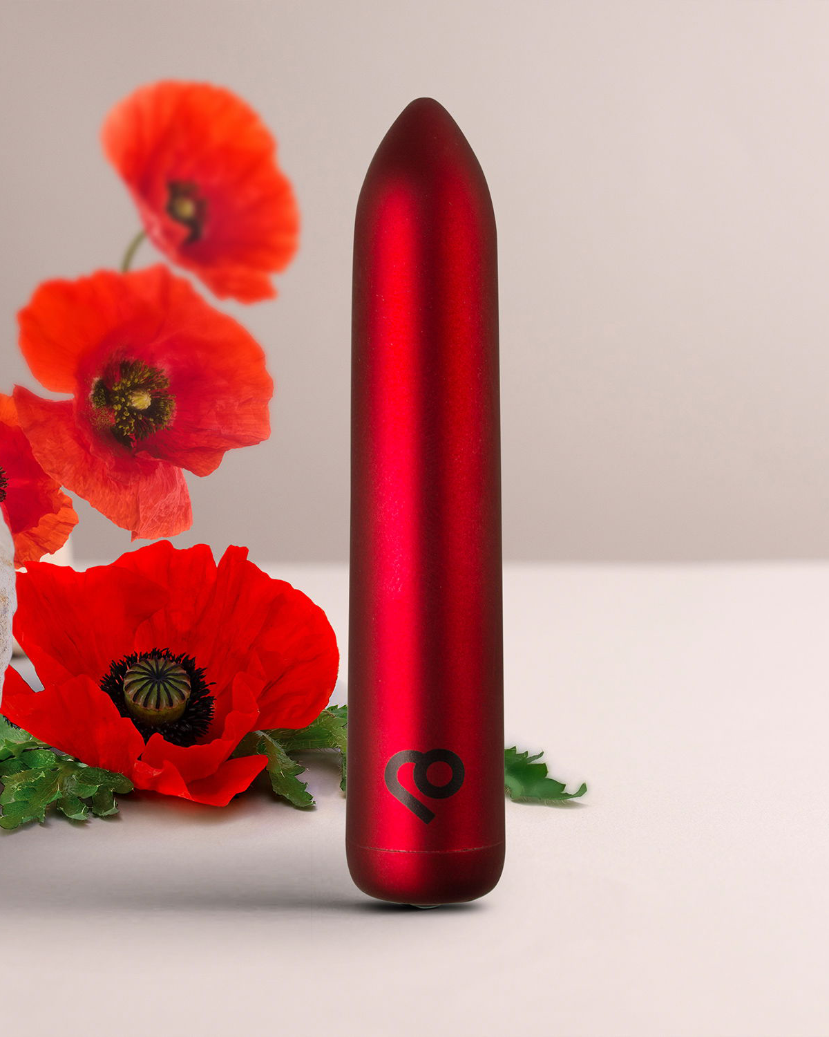 Rocks-Off – Bullet Vibrador Recargable – Mohnrot