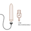 Rocks-Off – Bullet Vibrador Recargable – Mohnrot