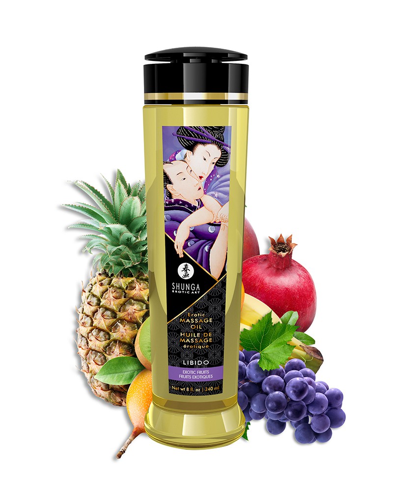 Shunga - Massage Oil - Sensual Island Flowers - 240 ml