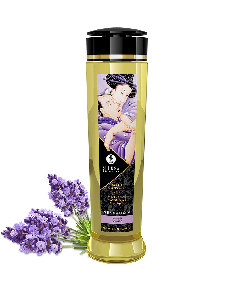 Shunga - Massage Oil - Sensual Island Flowers - 240 ml