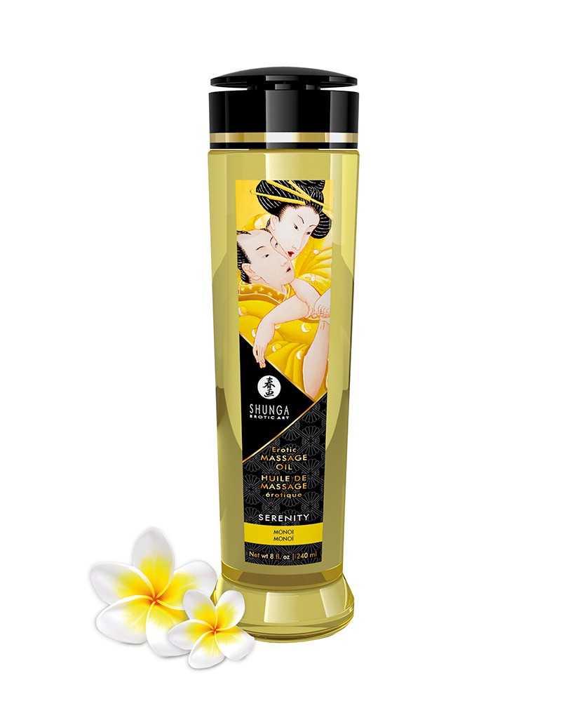 Shunga - Massage Oil - Sensual Island Flowers - 240 ml