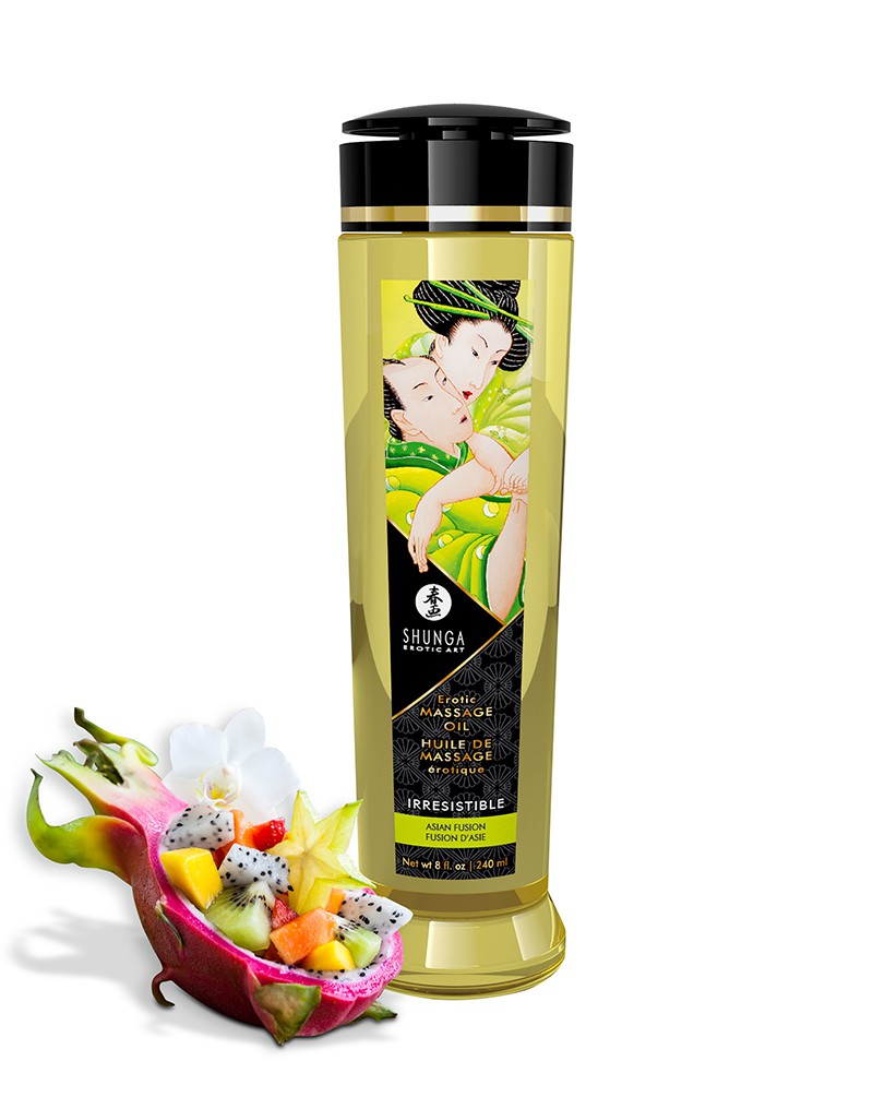 Shunga - Massage Oil - Sensual Island Flowers - 240 ml