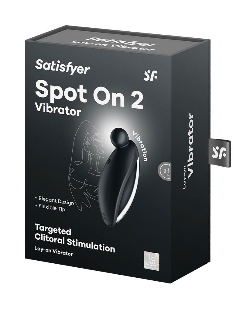 Satisfyer – Spot On 2 – Estimulador de clítoris (Negro)
