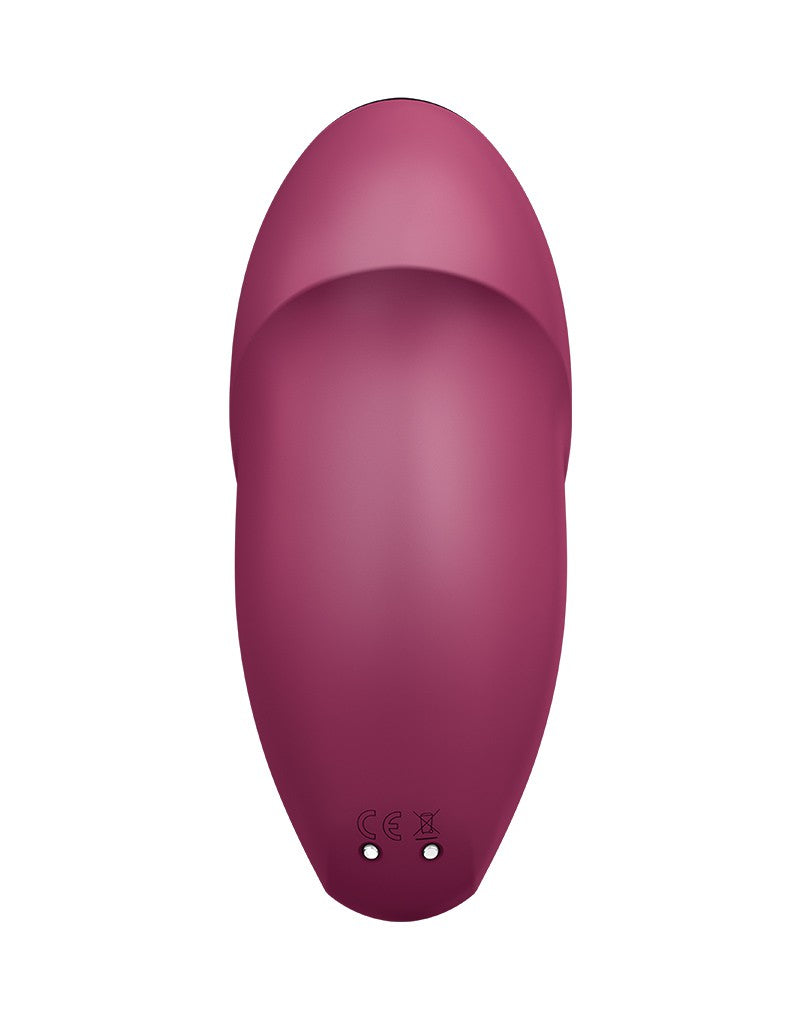 Satisfyer – Tap & Climax 1 – Estimulador con función de golpeteo (Rojo)
