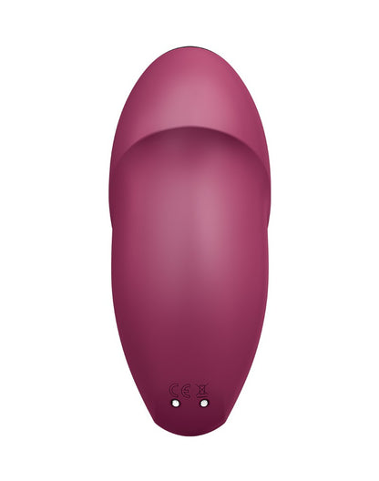 Satisfyer – Tap & Climax 1 – Estimulador con función de golpeteo (Rojo)