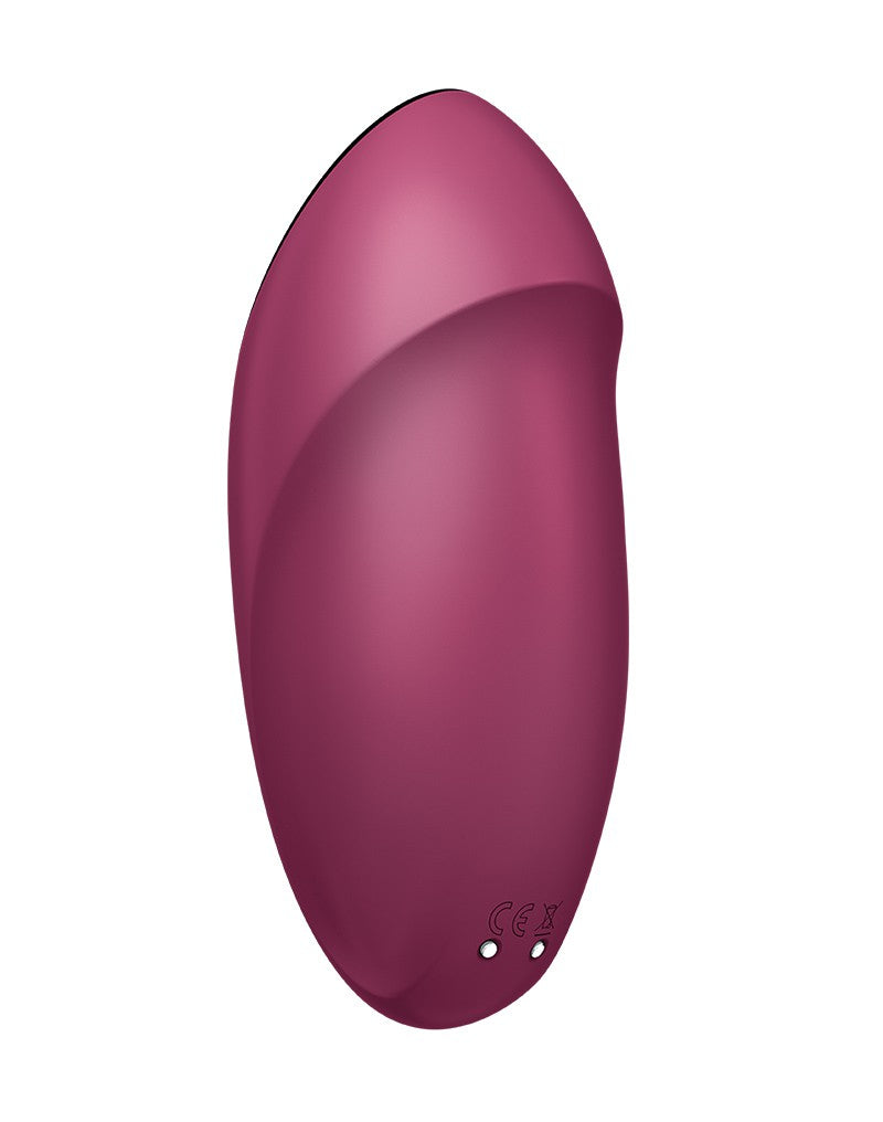 Satisfyer – Tap & Climax 1 – Estimulador con función de golpeteo (Rojo)