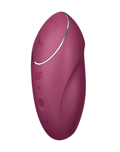 Satisfyer – Tap & Climax 1 – Estimulador con función de golpeteo (Rojo)