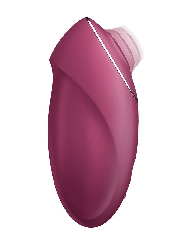 Satisfyer – Tap & Climax 1 – Estimulador con función de golpeteo (Rojo)
