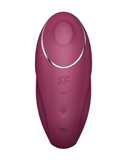 Satisfyer – Tap & Climax 1 – Estimulador con función de golpeteo (Rojo)