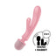 Satisfyer Triple Lover – 2-in-1 Wand & Rabbit Vibrator