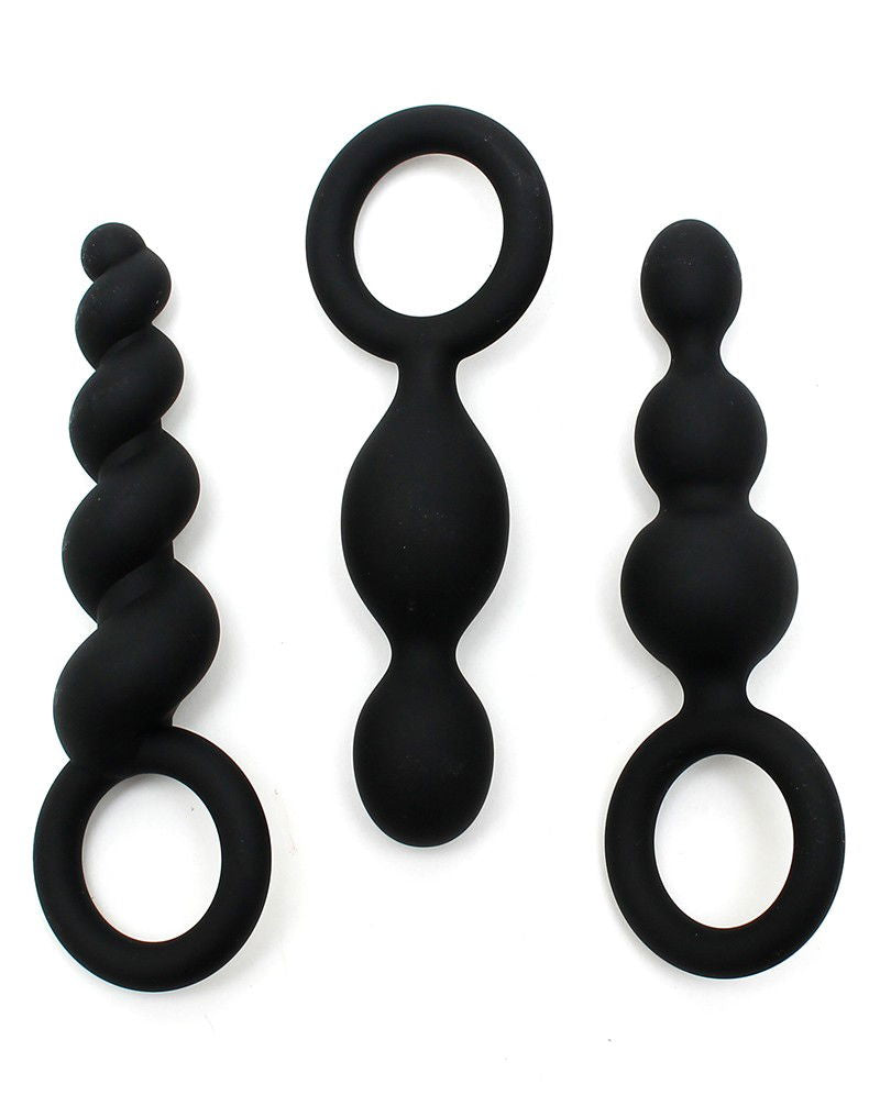 Satisfyer Booty Call Black (Set de 3)