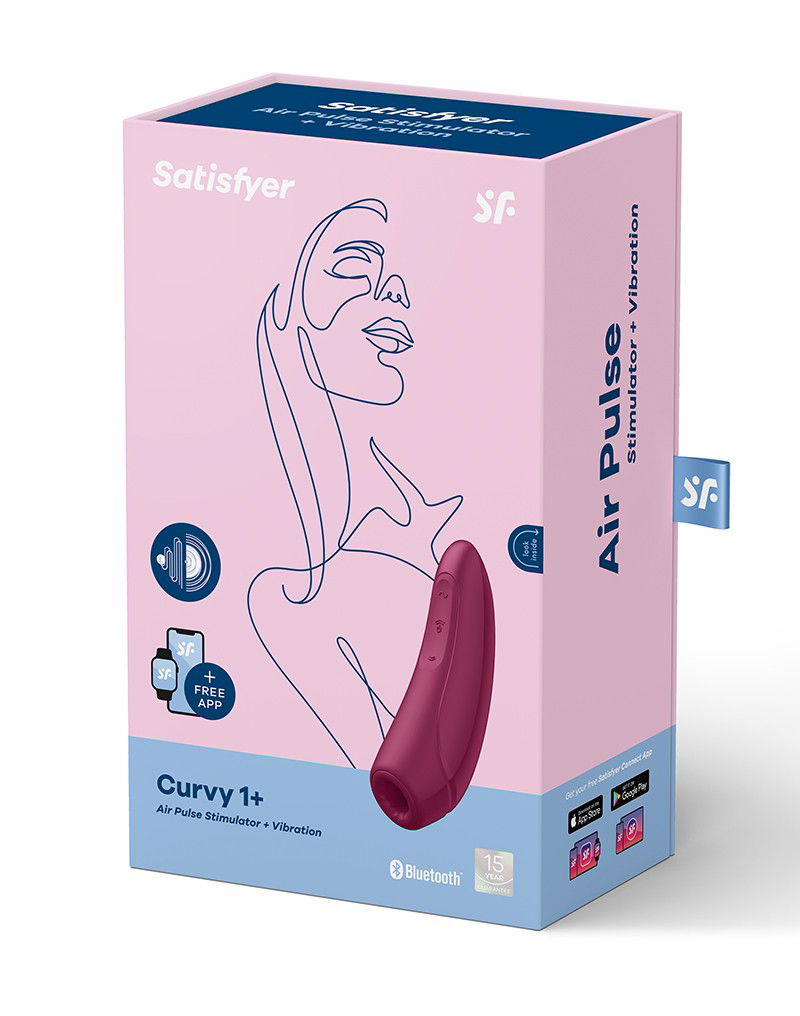 Satisfyer Curvy 1+ Rose Red