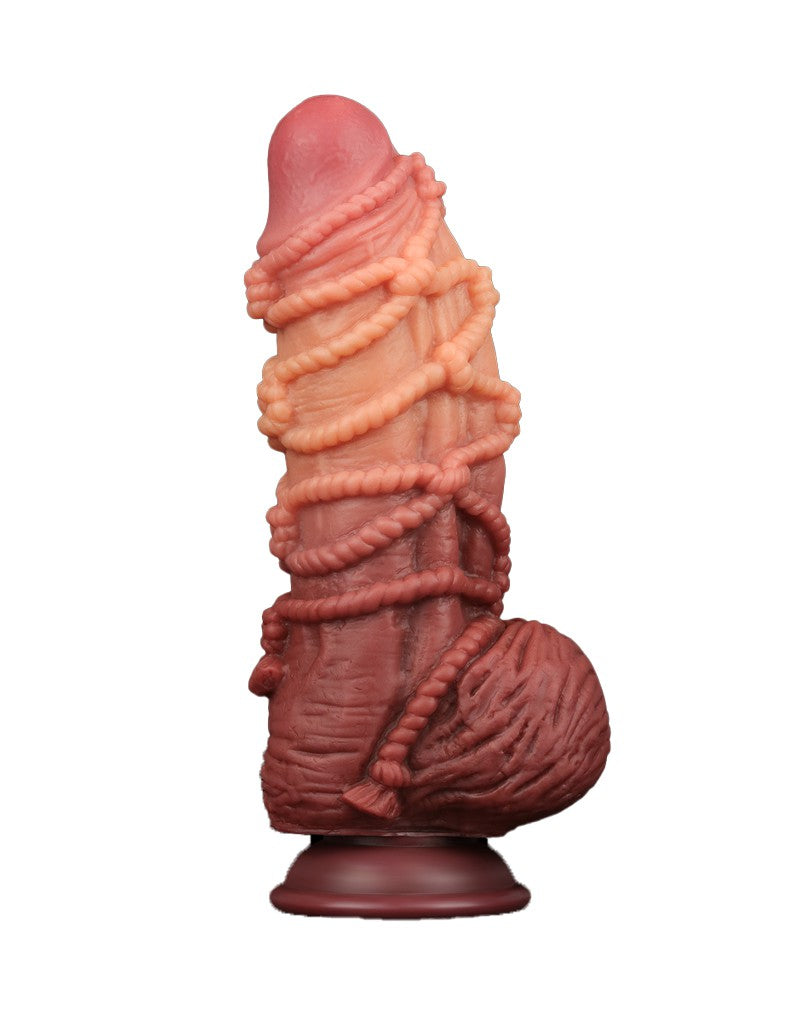 LoveToy - Extreme Dildo with Rope Pattern
