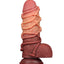 LoveToy - Extreme Dildo with Rope Pattern