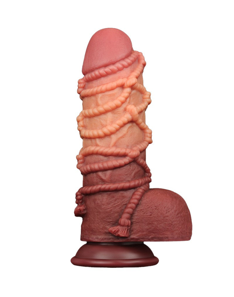 LoveToy - Extreme Dildo with Rope Pattern