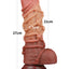 LoveToy - Extreme Dildo with Rope Pattern