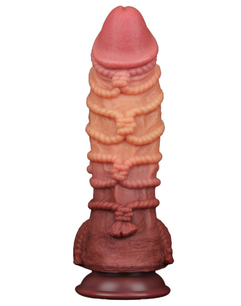 LoveToy - Extreme Dildo with Rope Pattern