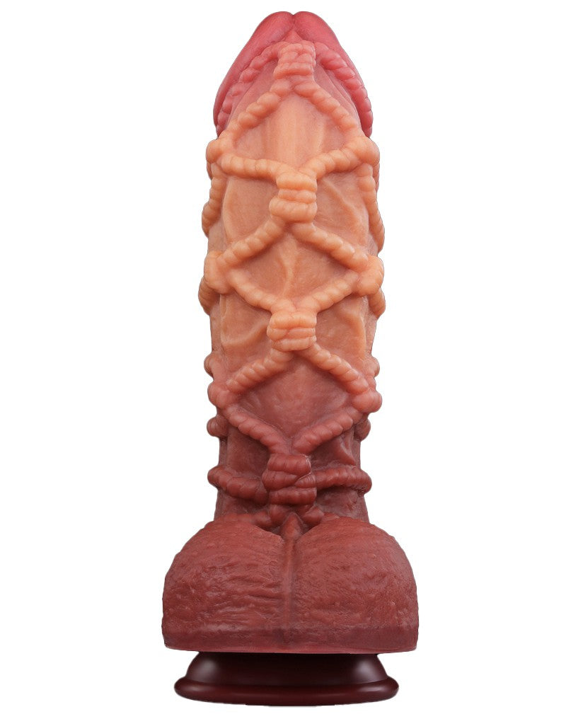 LoveToy - Extreme Dildo with Rope Pattern