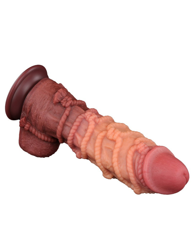 LoveToy - Extreme Dildo with Rope Pattern
