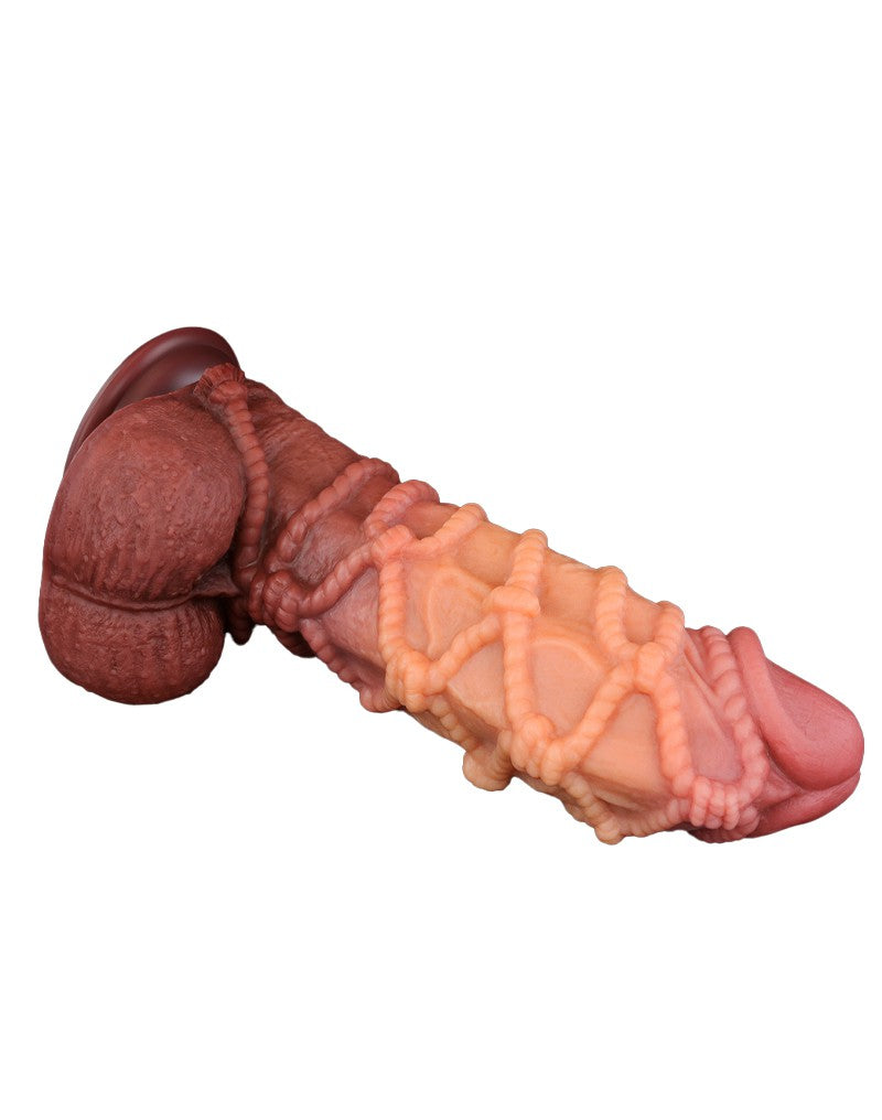 LoveToy - Extreme Dildo with Rope Pattern