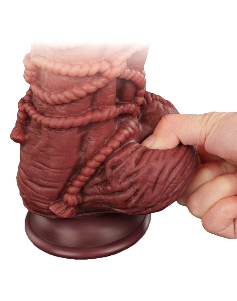 LoveToy - Extreme Dildo with Rope Pattern